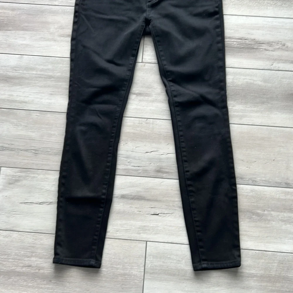Pilcro and the letterpress high rise skinny jeans size 27 in black